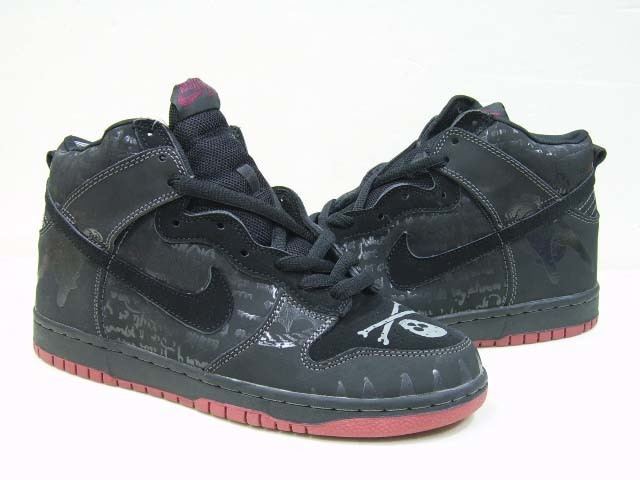 Melvin Black Nike Dunk High SB Melvin Black Edition Dark Charcoal Shoes