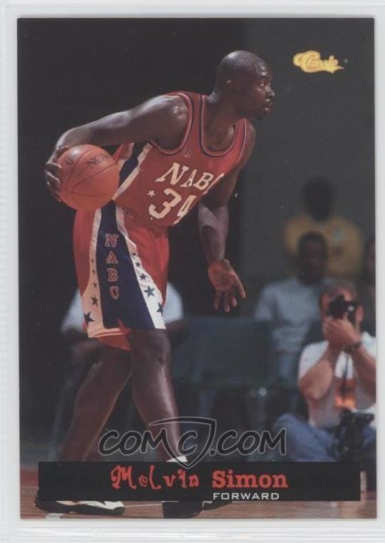 Melvin Simon (basketball) 1994 Classic Base 54 Melvin Simon COMC Card Marketplace