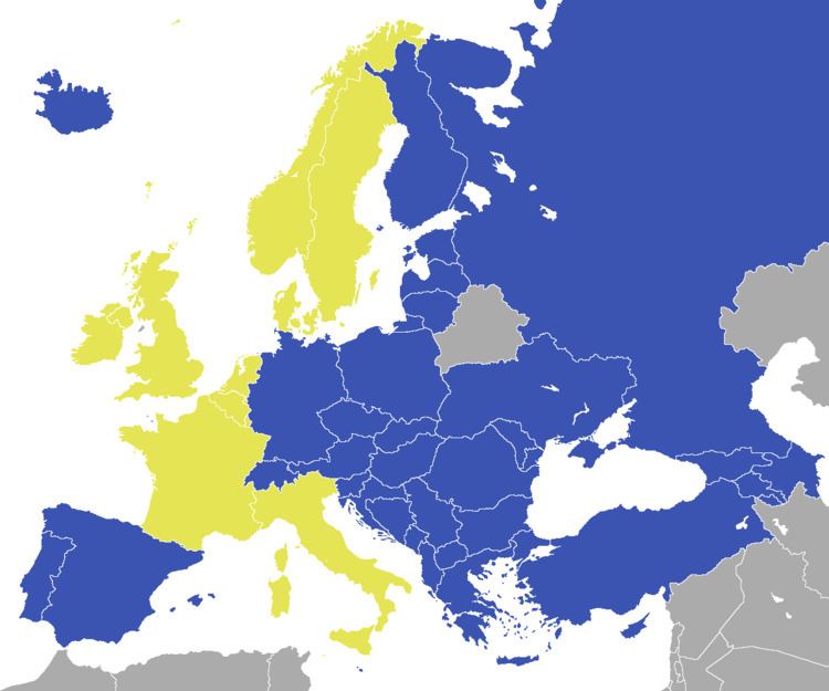 Member states of the Council of Europe