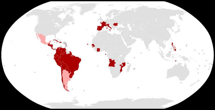 Member states of the Latin Union