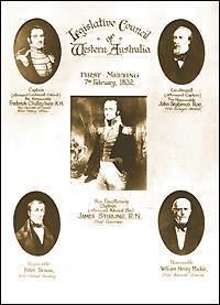 Members of the Western Australian Legislative Council, 1832–1870