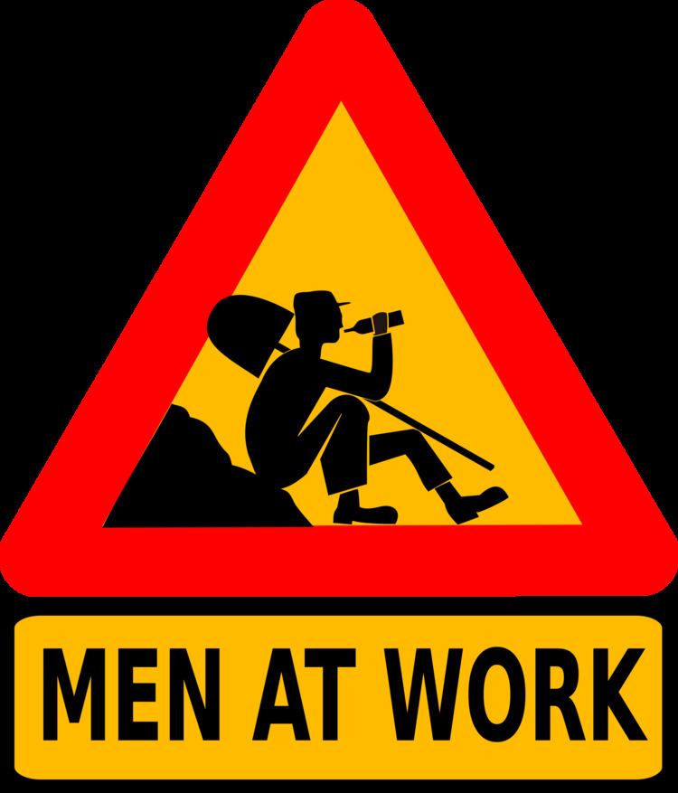 Men at Work Clipart Men at work