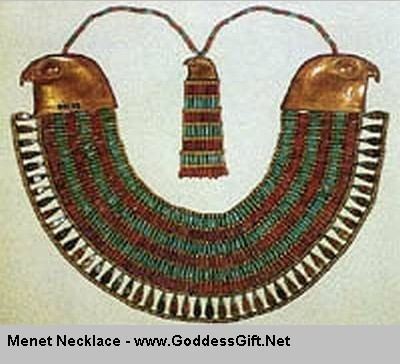 Menat Egyptian Goddess Hathor Menet Necklace