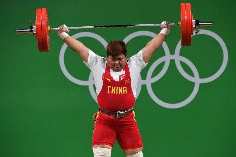 Meng Suping Meng Suping of China wins Gold in Womens 75 kg Weightlifting