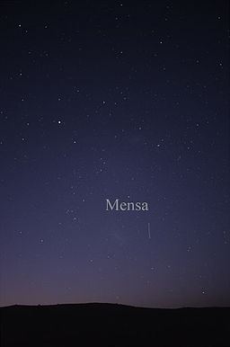 Mensa (constellation) Mensa constellation Wikipedia
