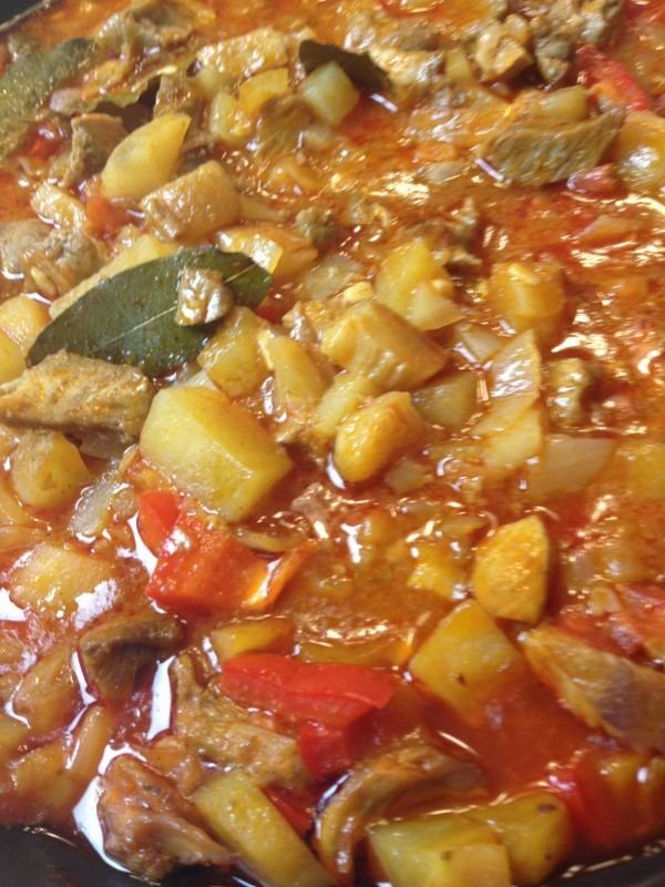 Menudo (stew) Grilled Pork Menudo Filipino Pork Stew with Potatoes and Peppers