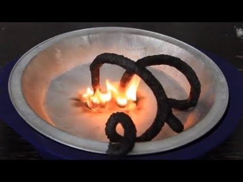 Mercury(II) thiocyanate Mercury II Thiocyanate Decomposition Chemical Reaction YouTube