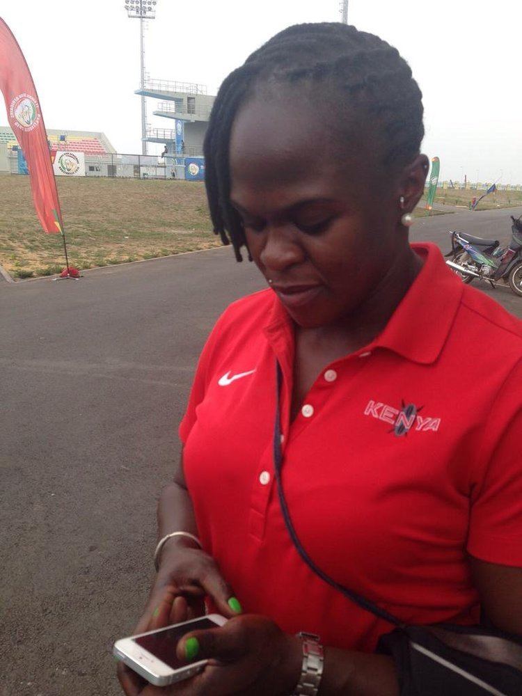 Mercy Obiero Mercy obiero bags bronze in the womens weightlifting in the ongoing