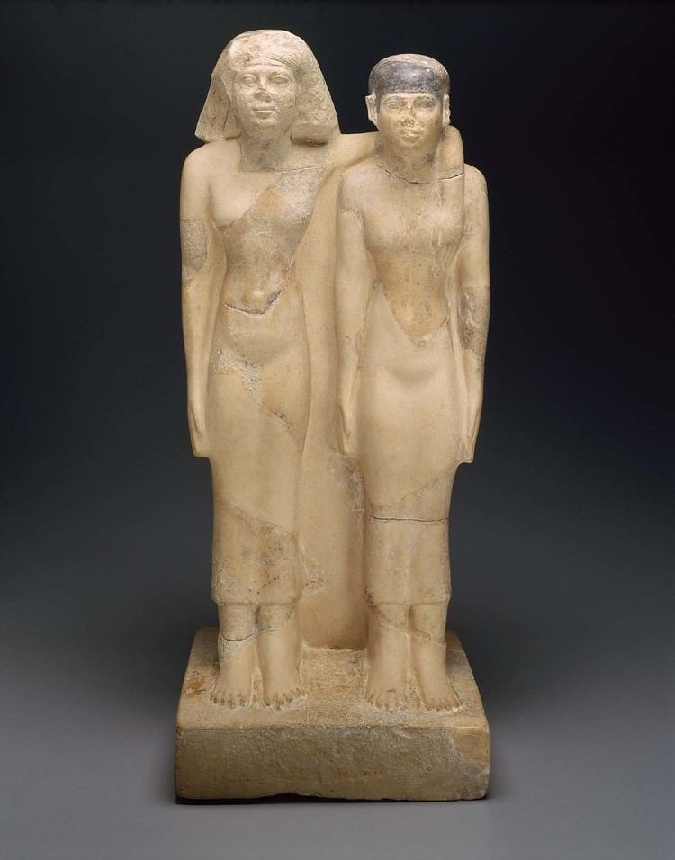 Meresankh III Pair statue of Queens Hetepheres II and Meresankh III Museum of