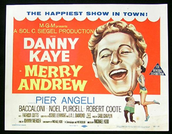 Merry Andrew (film) MERRY ANDREW Title Lobby card 1958 Danny Kaye
