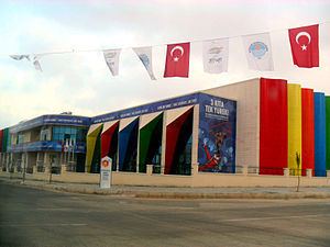 Mersin Gymnastics Hall httpsuploadwikimediaorgwikipediacommonsthu