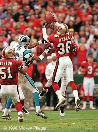 Merton Hanks, the chicken dance and interceptions - Niners Nation