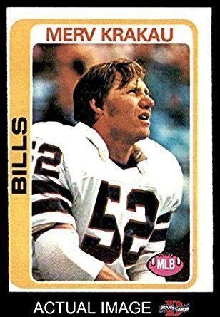 Merv Krakau Amazoncom 1978 Topps 369 Merv Krakau Buffalo Bills Football