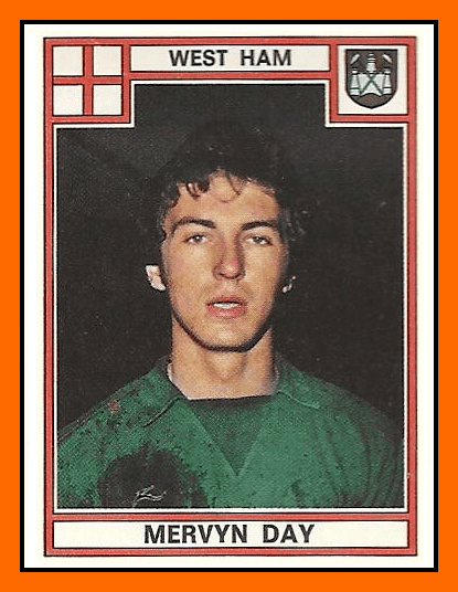 Mervyn Day Old School Panini UK Football Team West Ham 1978