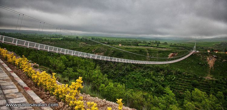 Meshginshahr suspension bridge