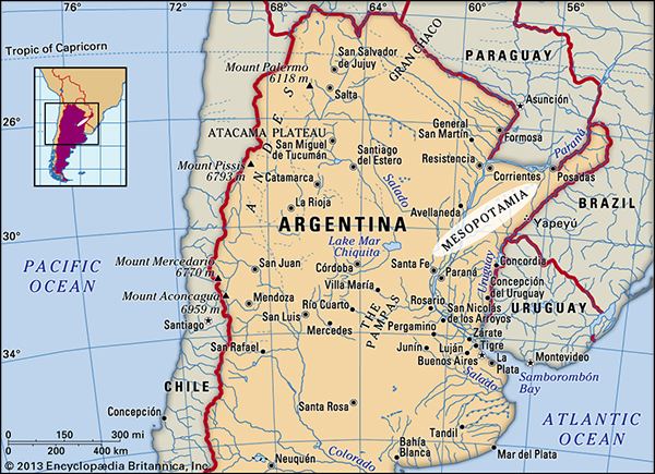 Mesopotamia, Argentina Mesopotamia region Argentina Britannicacom