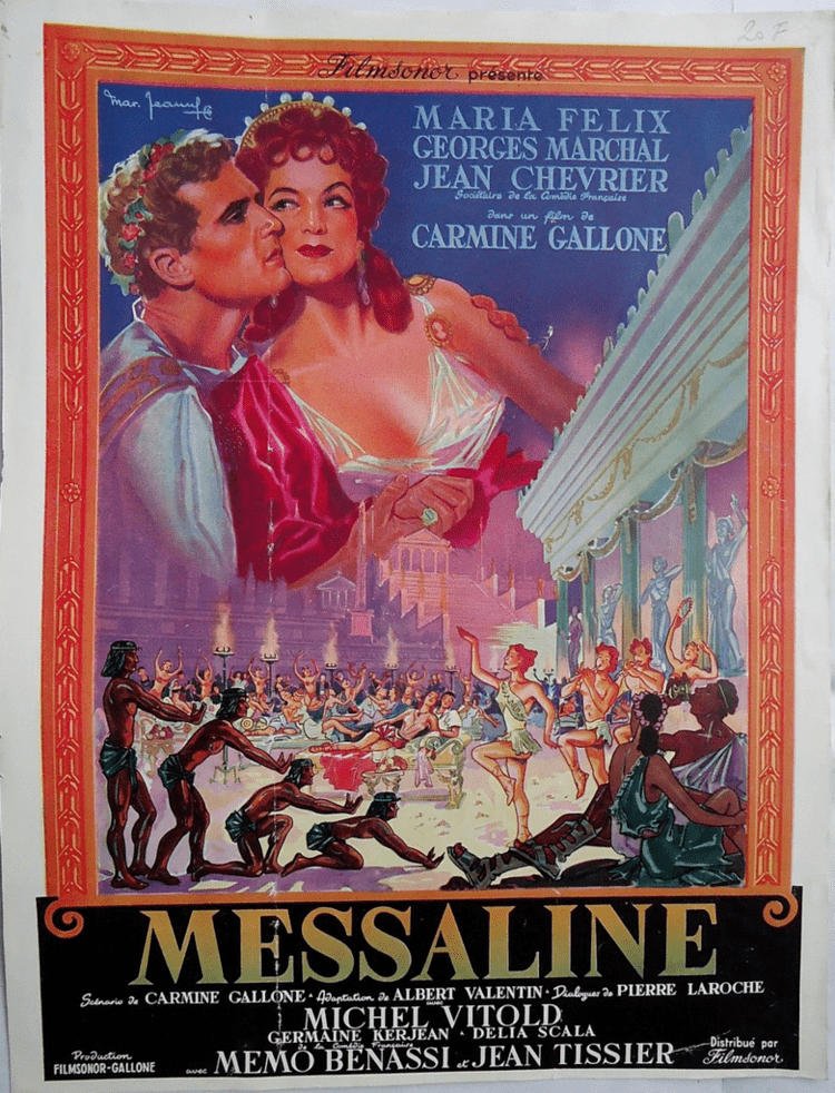 Poster of Messalina or The Affairs of Messalina drama film in 1951 starring...