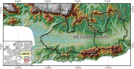 Messara Plain STUDY SITE 5 Messara Valley Crete Greece