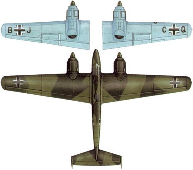 Messerschmitt Me 261 WINGS PALETTE Messerschmitt Me261 Germany Nazi