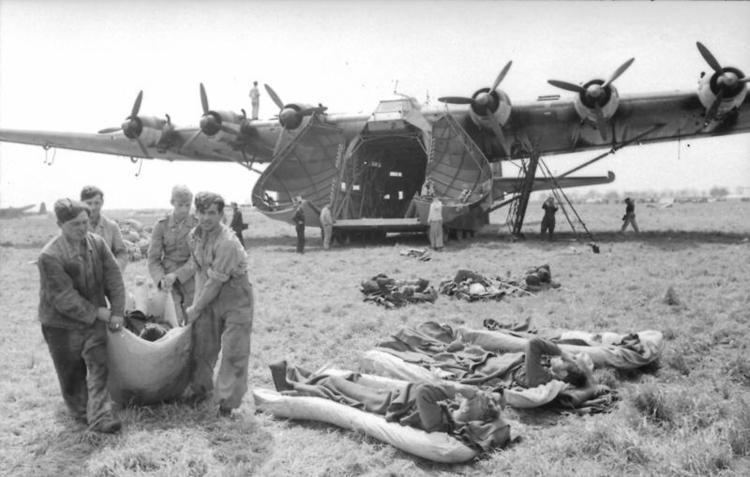 Messerschmitt Me 323 22 April 1943 German Me 323 transport plane fleet shot down
