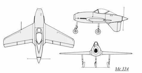 Messerschmitt Me 334 Messerschmitt Me 334 Luft 3946 entry