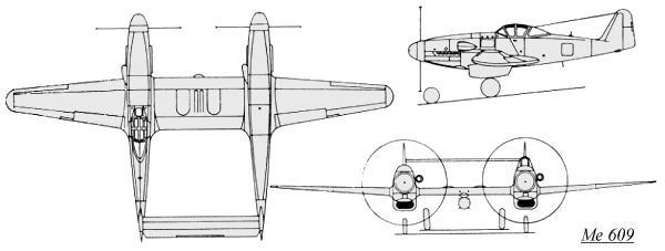 Messerschmitt Me 609 Messerschmitt Me 609 Luft 3946 entry
