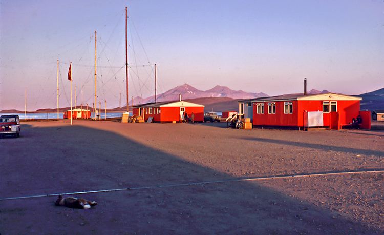Mestersvig Midnight in Mestersvig August 1970 a photo from Greenland Other