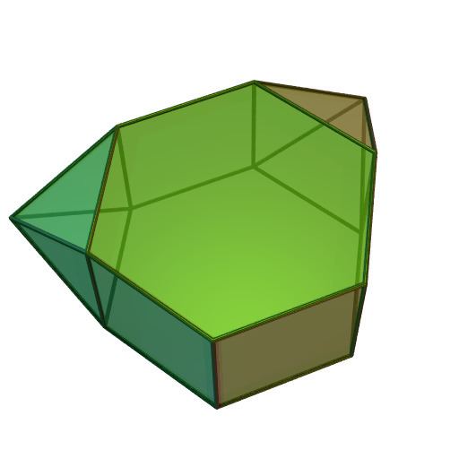 Metabiaugmented hexagonal prism