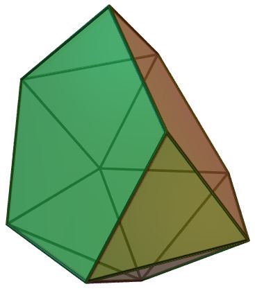 Metabidiminished icosahedron