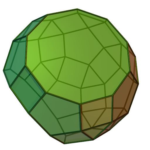 Metabidiminished rhombicosidodecahedron