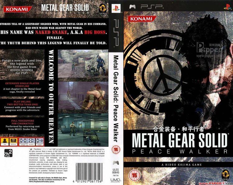 Metal Gear Solid: Peace Walker Metal Gear Solid Peace Walker USA ISO Download lt PSP ISOs