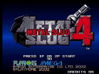Metal Slug 4 Metal Slug 4 Play Retro SNK Neo Geo games online