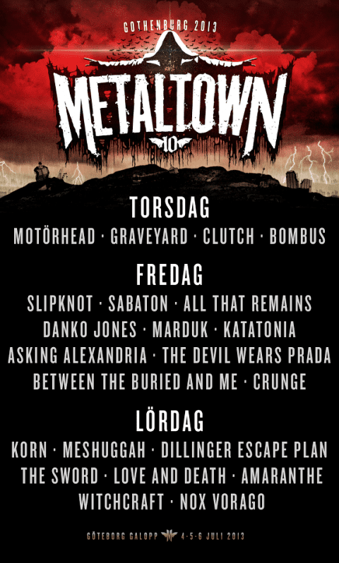 Metaltown Festival Metaltown 2013 All Metal Festivals
