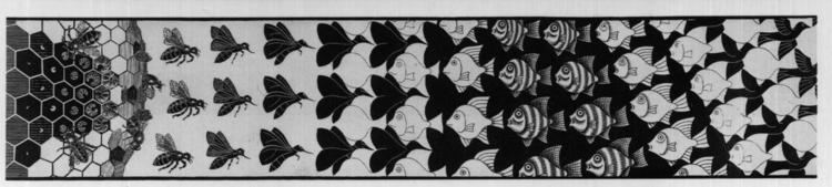 Metamorphosis III Metamorphosis III excerpt 3 1967 1968 MC Escher WikiArtorg