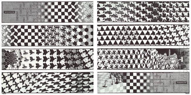 Metamorphosis III Oil painting reproduction MC Escher Metamorphosis Iii 1968 1