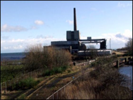 Methil power station Methil power station chimney blown up BBC News