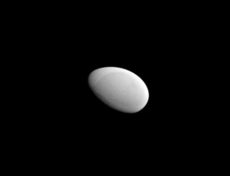 Methone (moon) Astrophile Saturn39s egg moon Methone is made of fluff New Scientist