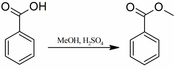 Methyl benzoate Synthesis of METHYL BENZOATE PrepChemcom