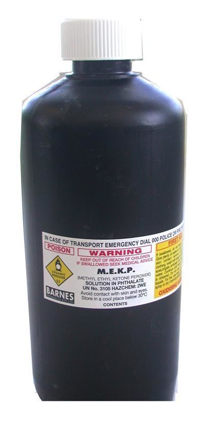 Methyl ethyl ketone peroxide MEKP Methyl Ethyl Ketone Peroxide 500gm COURIER ONLY Aldax
