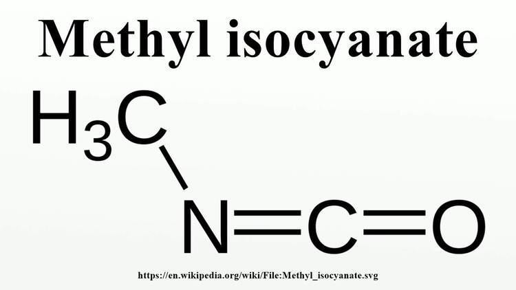 Methyl isocyanate Methyl isocyanate YouTube