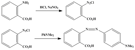 Synthesis of Methyl red