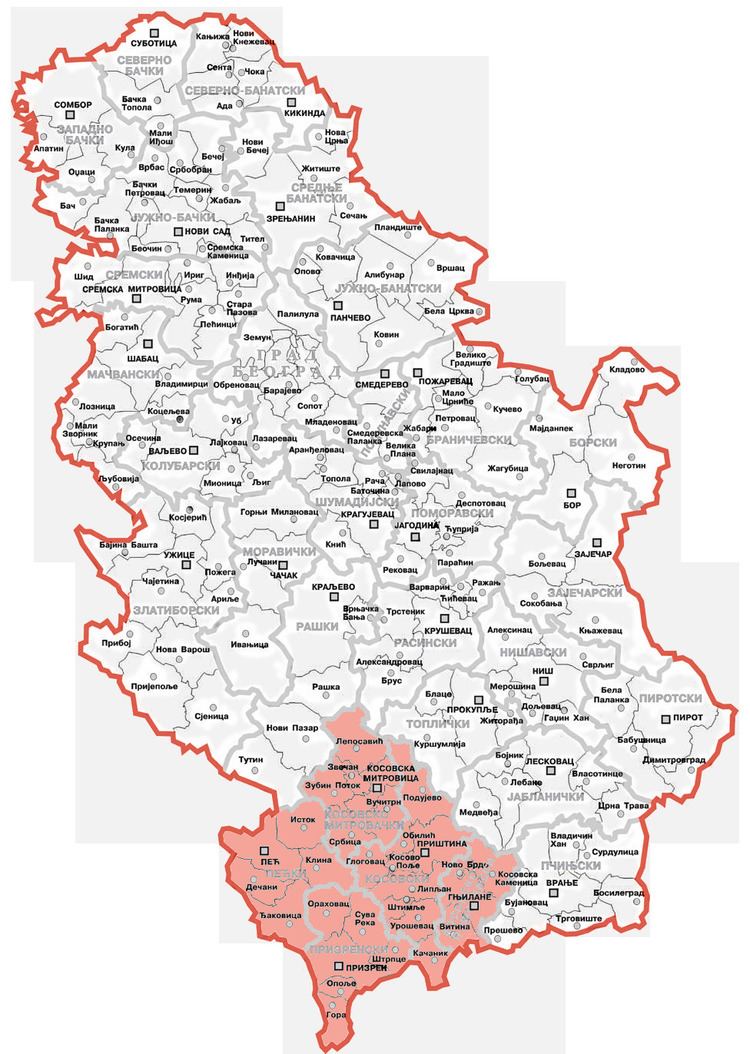 Metohija Autonomous Province of Kosovo and Metohija Wikipedia