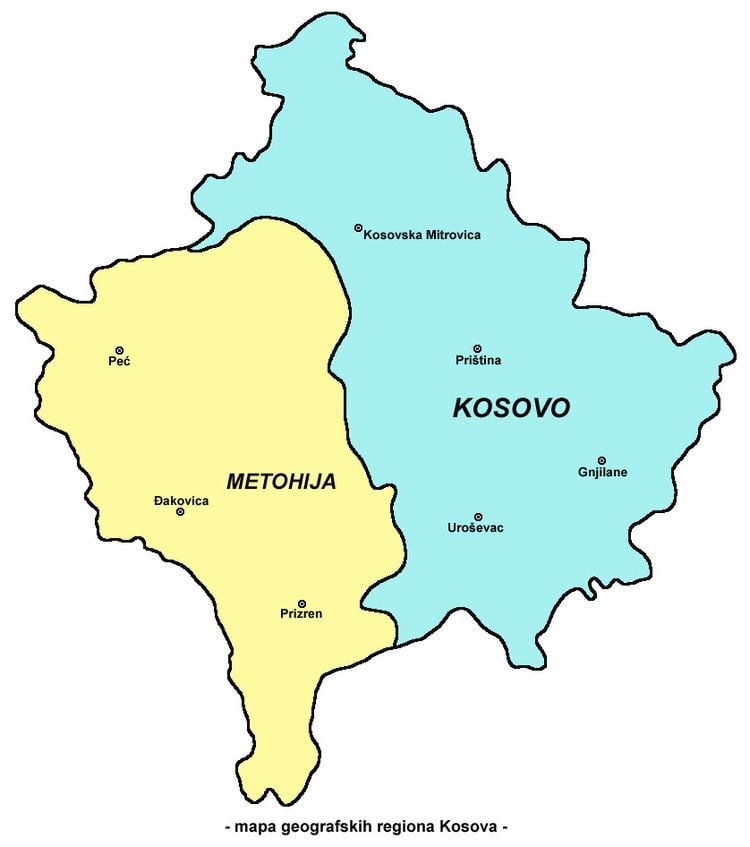 Metohija Metohija Kosovo Wikipedija