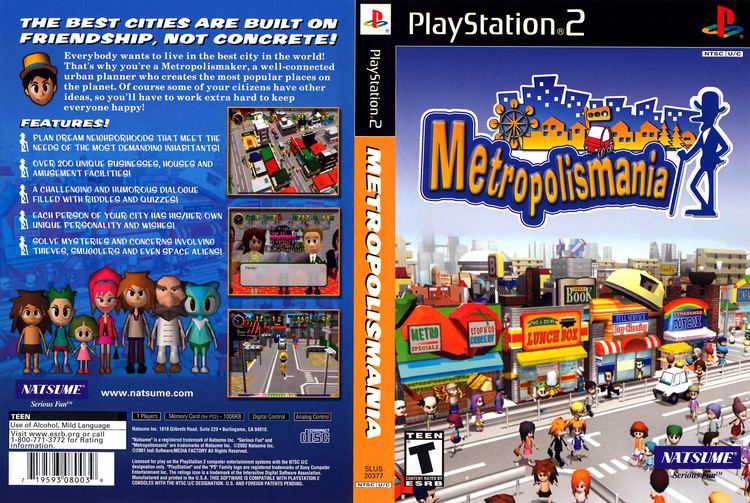 Metropolismania Metropolismania Cover Download Sony Playstation 2 Covers The Iso