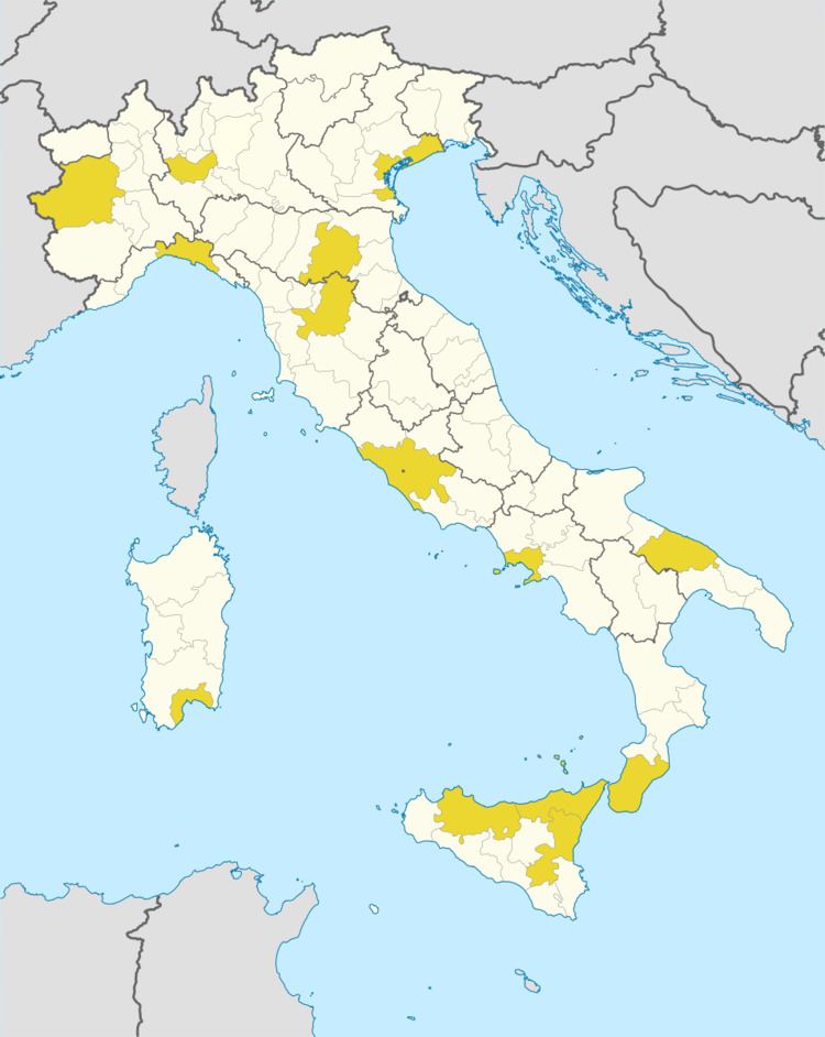 Metropolitan cities of Italy