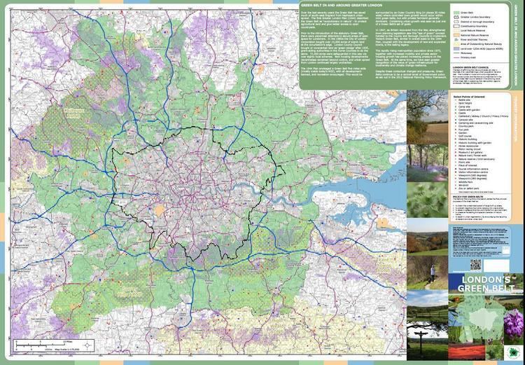 Metropolitan Green Belt London Green Belt map launched CPRE Kent