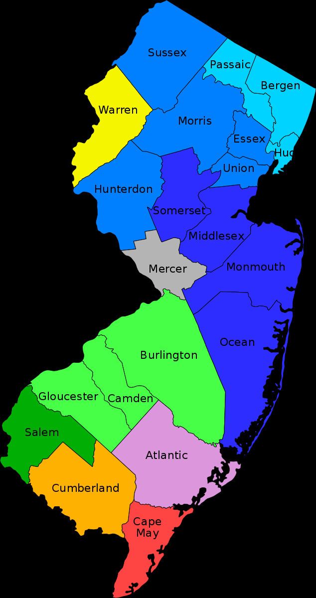 Metropolitan Statistical Areas of New Jersey