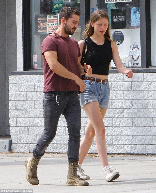 Mia Goth Shia LaBeouf heads out for breakfast with girlfriend Mia