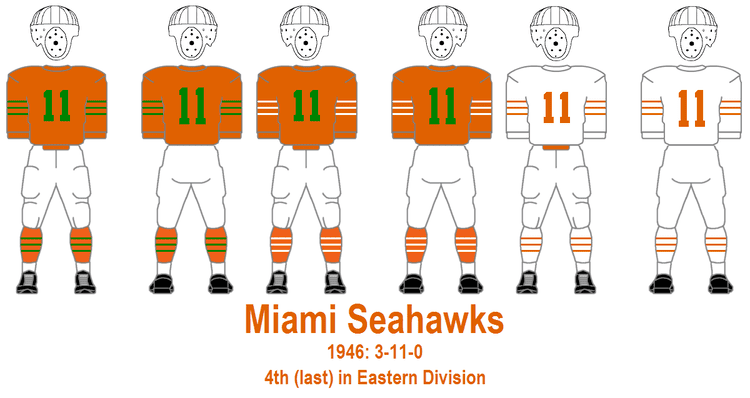 Miami Seahawks Miami39s First Pro Football Team 1946