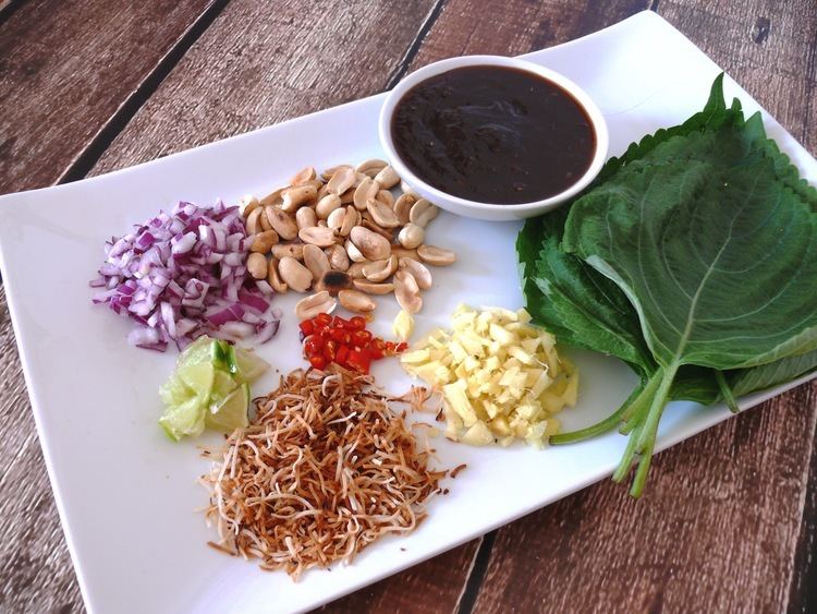 Miang kham Vegetarian Miang Kham Mayabugs39s Recipes